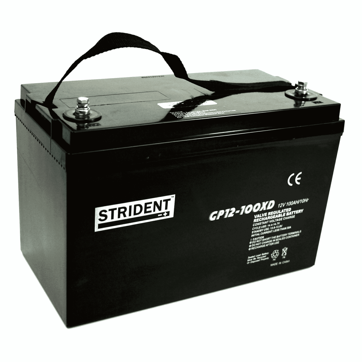 Strident AGM Battery 12V 100AH